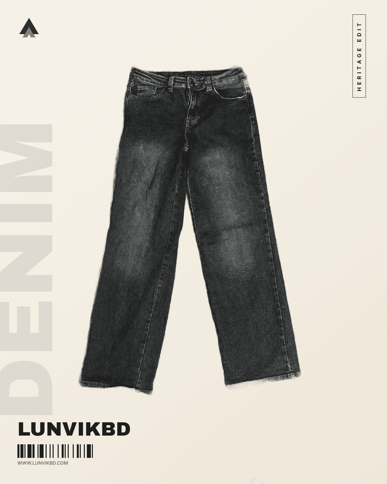 Black Denim Baggy